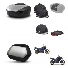 SHAD Maletas SH35 PREMIUM + soporte montaje baul SH59 accesorios 59L KIT-477426