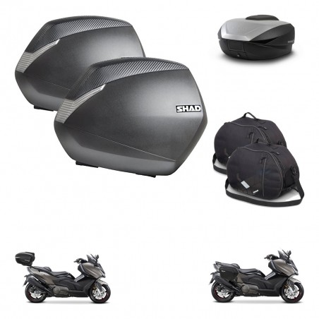 SHAD Baul SH59 + soporte montaje maletas SH36 accesorios 59L KIT-477477