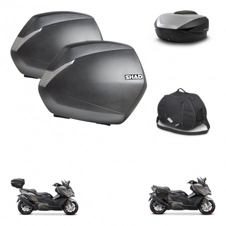 SHAD SH59 trunk + mounting bracket SH36 suitcases accessories 59L KIT-477488