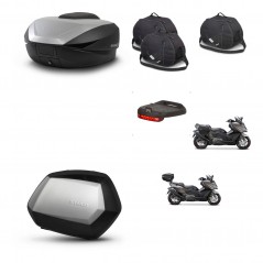 SHAD SH35 PREMIUM suitcases + mounting bracket SH59 trunk accessories 59L KIT-477498