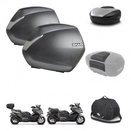 SHAD SH59 trunk + mounting bracket SH36 suitcases accessories 59L KIT-477512