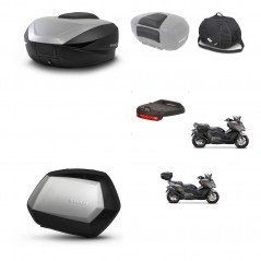 SHAD Maletas SH35 PREMIUM + soporte montaje baul SH59 accesorios 59L KIT-477521