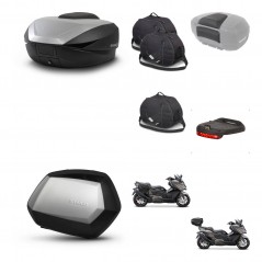 SHAD SH35 PREMIUM suitcases + mounting bracket SH59 trunk accessories 59L KIT-477522