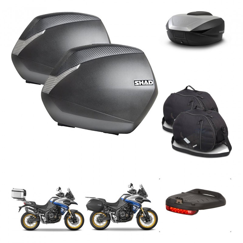 SHAD SH59 trunk + mounting bracket SH36 suitcases accessories 59L KIT-477531