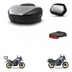 SHAD Maletas SH35 PREMIUM + soporte montaje baul SH59 accesorios 59L KIT-477533