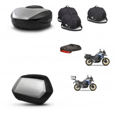 SHAD Maletas SH35 PREMIUM + soporte montaje baul SH59 accesorios 59L KIT-477546