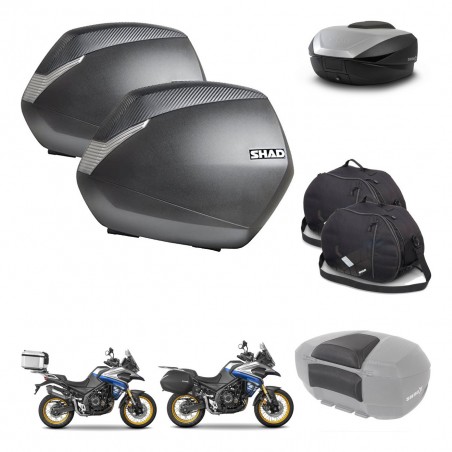 SHAD SH59 trunk + mounting bracket SH36 suitcases accessories 59L KIT-477549