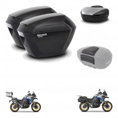 SHAD SH59 trunk + mounting bracket sh23 suitcases accessories 59L KIT-477550