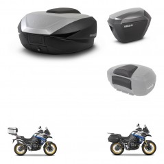 SHAD Maletas sh23 alu + soporte montaje baul SH59 accesorios 59L KIT-477553