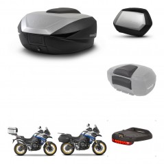SHAD Maletas SH35 PREMIUM + soporte montaje baul SH59 accesorios 59L KIT-477557
