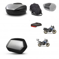 SHAD Maletas SH35 PREMIUM + soporte montaje baul SH59 accesorios 59L KIT-477558