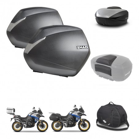 SHAD SH59 trunk + mounting bracket SH36 suitcases accessories 59L KIT-477560