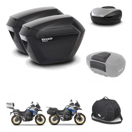 SHAD SH59 trunk + mounting bracket sh23 suitcases accessories 59L KIT-477562