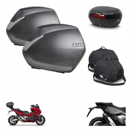 SHAD Baul SH46 + soporte montaje maletas SH36 accesorios 45 L KIT-477573
