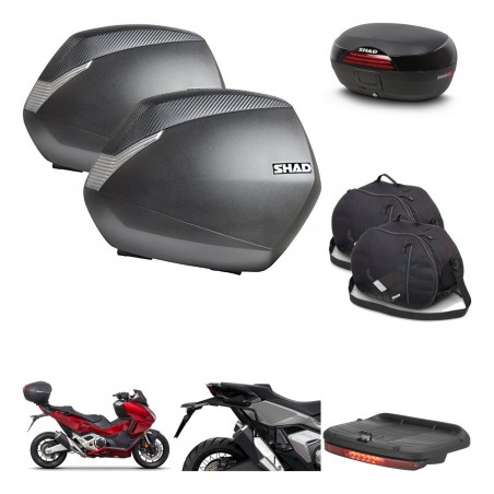 SHAD Baul SH46 + soporte montaje maletas SH36 accesorios 45 L KIT-477579