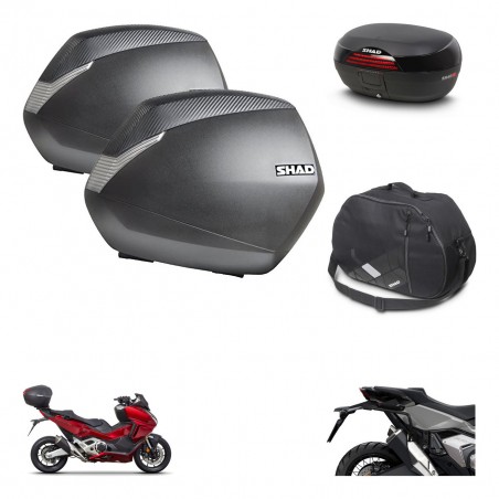 SHAD Baul SH46 + soporte montaje maletas SH36 accesorios 45 L KIT-477584