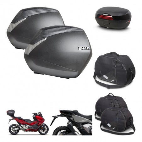SHAD Baul SH46 + soporte montaje maletas SH36 accesorios 45 L KIT-477585