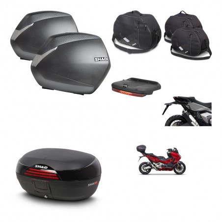 SHAD Baul SH46 + soporte montaje maletas SH36 accesorios 45 L KIT-477591