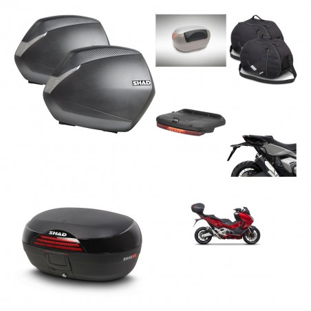 SHAD Baul SH46 + soporte montaje maletas SH36 accesorios 45 L KIT-477603