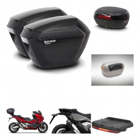 SHAD Baul SH46 + soporte montaje maletas sh23 accesorios 45 L KIT-477604
