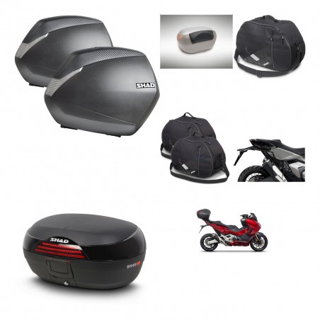 SHAD Baul SH46 + soporte montaje maletas SH36 accesorios 45 L KIT-477609