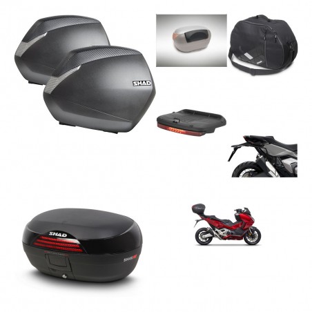 SHAD Baul SH46 + soporte montaje maletas SH36 accesorios 45 L KIT-477614