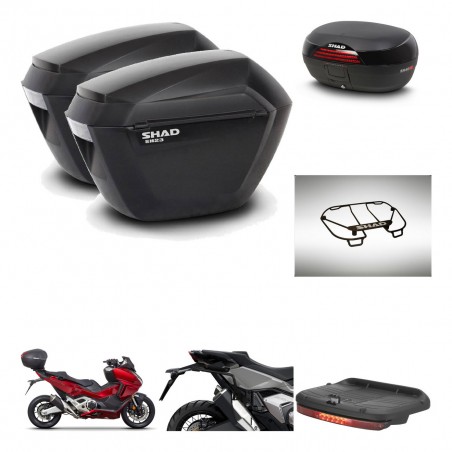 SHAD Baul SH46 + soporte montaje maletas sh23 accesorios 45 L KIT-477628