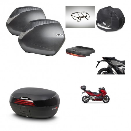 SHAD Baul SH46 + soporte montaje maletas SH36 accesorios 45 L KIT-477638