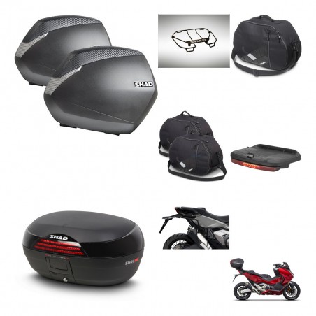 SHAD Baul SH46 + soporte montaje maletas SH36 accesorios 45 L KIT-477639