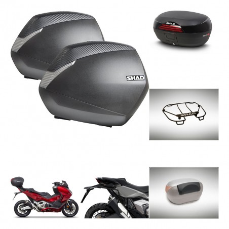 SHAD Baul SH46 + soporte montaje maletas SH36 accesorios 45 L KIT-477644