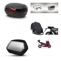 SHAD SH35 PREMIUM suitcases + mounting bracket SH46 trunk accessories 45 L KIT-477648