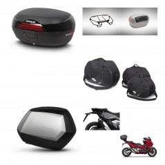 SHAD SH35 PREMIUM suitcases + mounting bracket SH46 trunk accessories 45 L KIT-477660