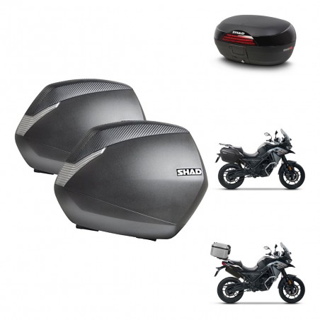 SHAD SH46 trunk + mounting bracket SH36 suitcases 45 L KIT-477668