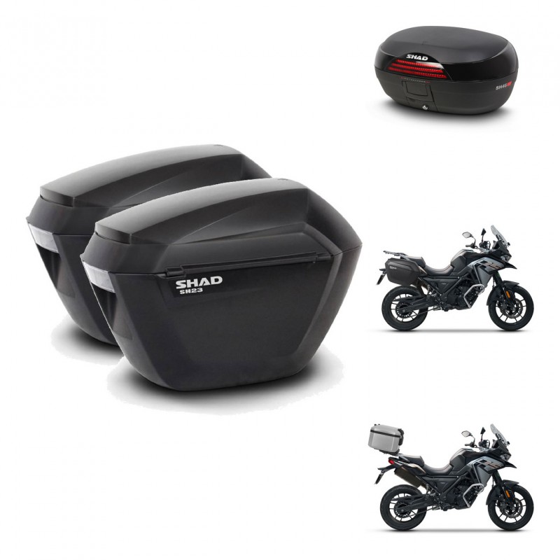 SHAD Baul SH46 + soporte montaje maletas sh23 45 L KIT-477670