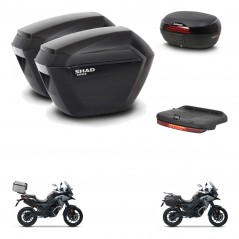 SHAD SH46 trunk + mounting bracket sh23 suitcases accessories 45 L KIT-477676
