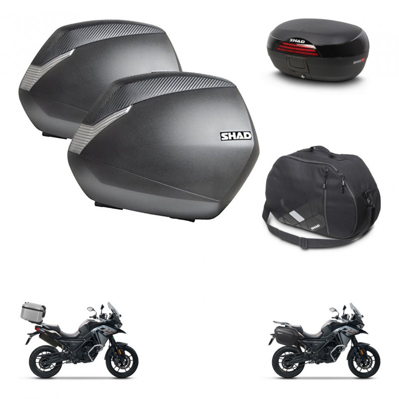 SHAD Baul SH46 + soporte montaje maletas SH36 accesorios 45 L KIT-477680