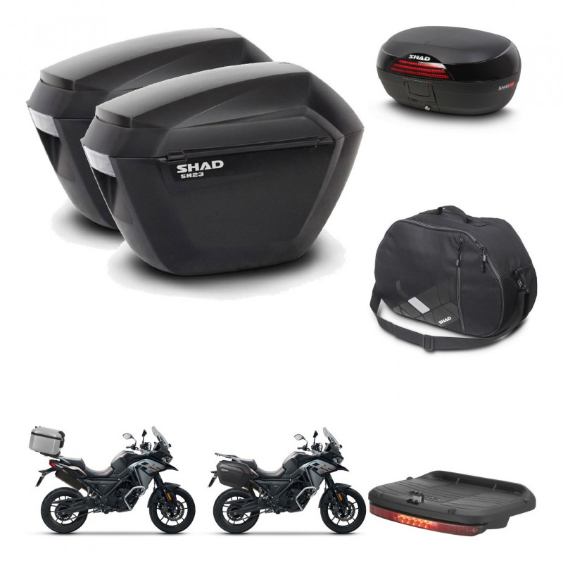 SHAD Baul SH46 + soporte montaje maletas sh23 accesorios 45 L KIT-477688
