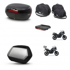 SHAD SH35 PREMIUM suitcases + mounting bracket SH46 trunk accessories 45 L KIT-477690