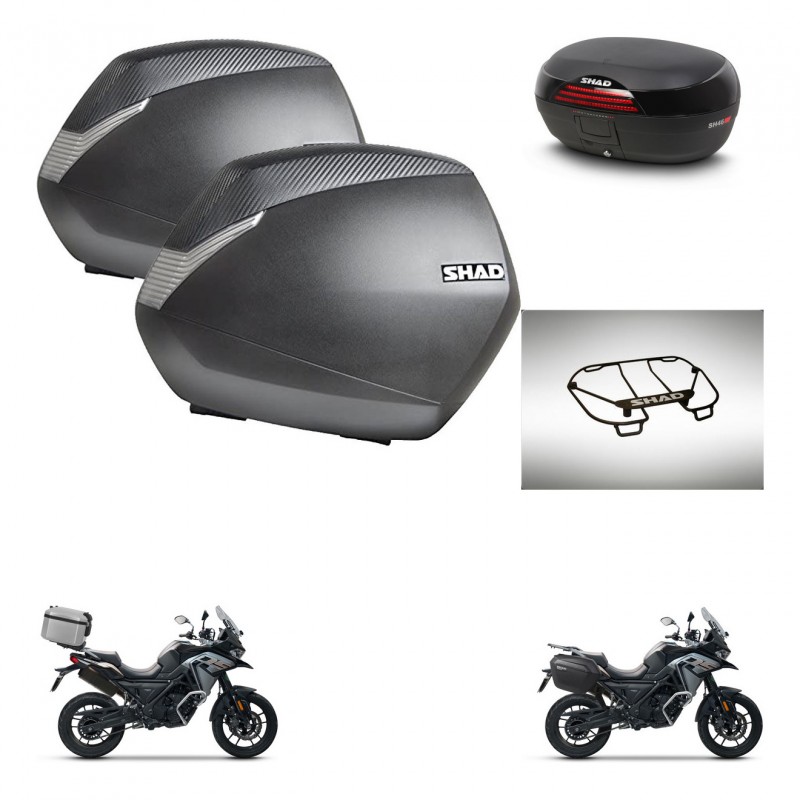 SHAD Baul SH46 + soporte montaje maletas SH36 accesorios 45 L KIT-477716