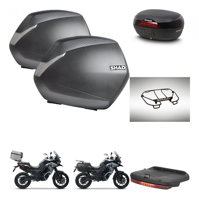 SHAD Baul SH46 + soporte montaje maletas SH36 accesorios 45 L KIT-477722
