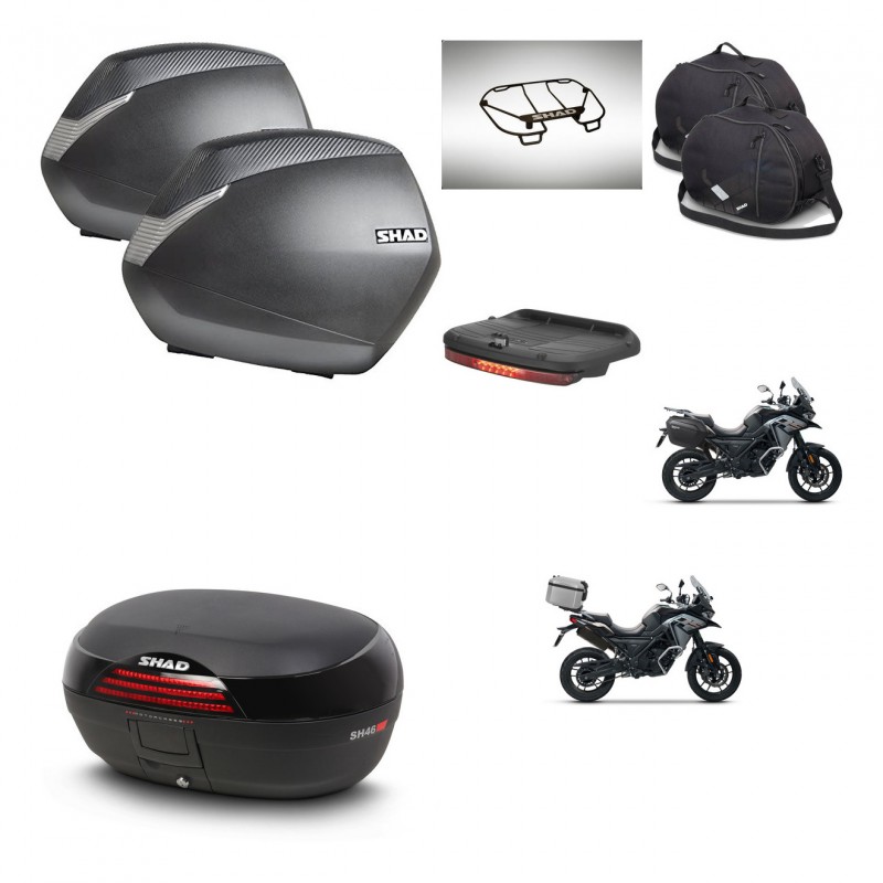 SHAD Baul SH46 + soporte montaje maletas SH36 accesorios 45 L KIT-477723