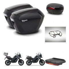 SHAD SH46 trunk + mounting bracket sh23 suitcases accessories 45 L KIT-477724