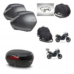 SHAD SH46 trunk + mounting bracket SH36 suitcases accessories 45 L KIT-477729