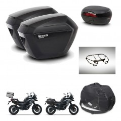 SHAD SH46 trunk + mounting bracket sh23 suitcases accessories 45 L KIT-477730