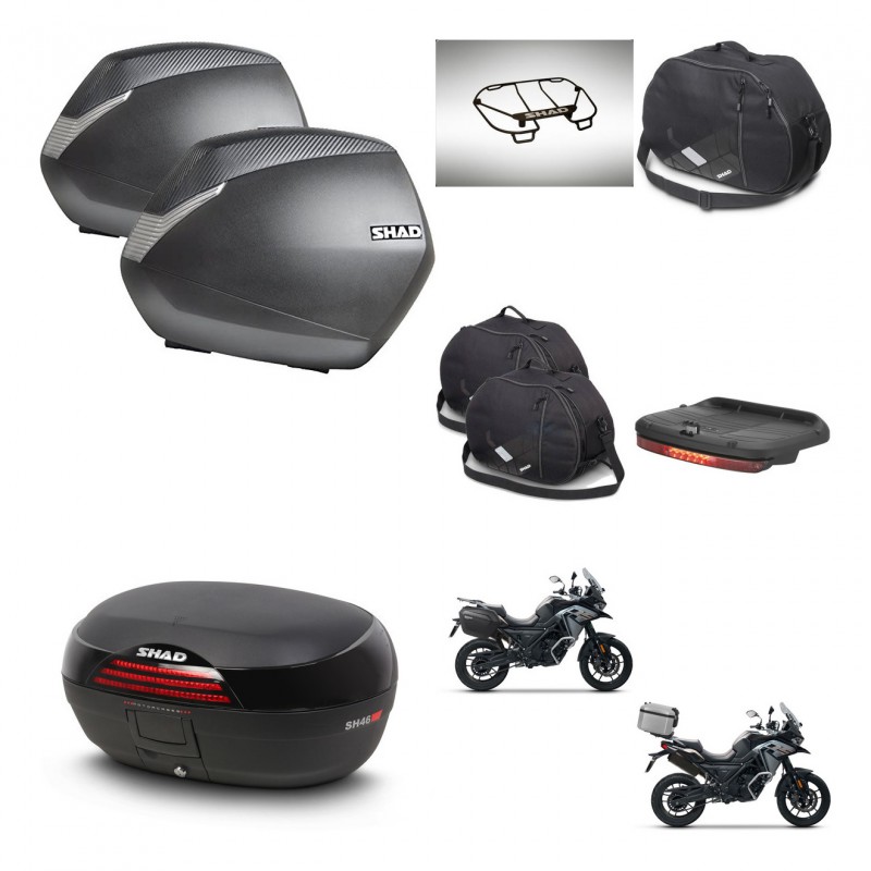 SHAD Baul SH46 + soporte montaje maletas SH36 accesorios 45 L KIT-477735