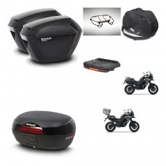 SHAD SH46 trunk + mounting bracket sh23 suitcases accessories 45 L KIT-477736