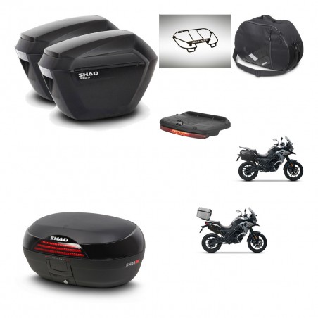 SHAD Baul SH46 + soporte montaje maletas sh23 accesorios 45 L KIT-477736