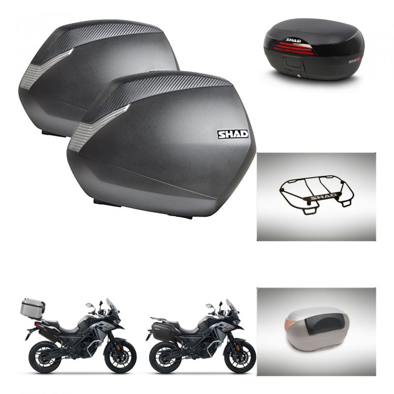 SHAD Baul SH46 + soporte montaje maletas SH36 accesorios 45 L KIT-477740