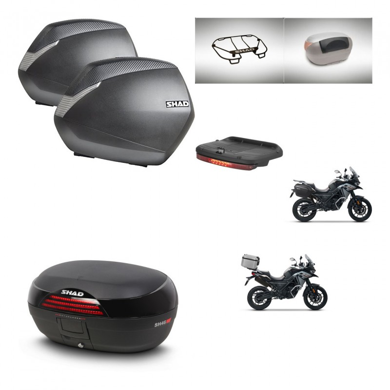 SHAD Baul SH46 + soporte montaje maletas SH36 accesorios 45 L KIT-477746