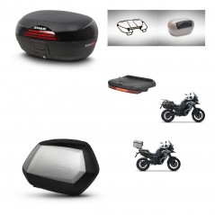 SHAD SH35 PREMIUM suitcases + mounting bracket SH46 trunk accessories 45 L KIT-477749